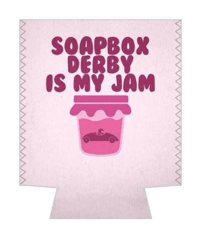 soapbox derby car in jar soapbox derby is my jam stickers, magnet