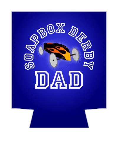 soapbox derby dad parent stickers, magnet