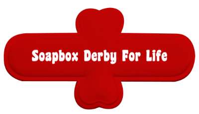 soapbox derby for life lifelong racer stickers, magnet