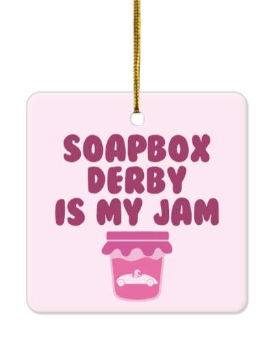 soapbox derby is my jam derby car in jar stickers, magnet