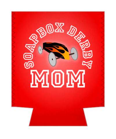 soapbox derby mom parent stickers, magnet