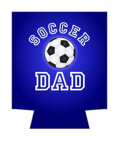soccer dad team soccerball parent stickers, magnet