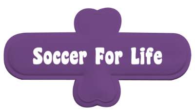 soccer for life dedication stickers, magnet