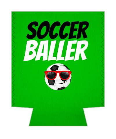soccerball shades sunglasses smiling soccer baller wordplay stickers, magnet