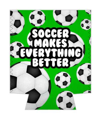 soccerballs soccer makes everything better stickers, magnet
