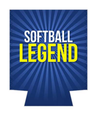 softball legend champ ball game stickers, magnet