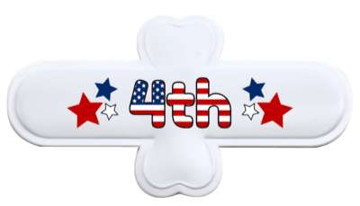 stars red white blue 4th flag usa america independence day stickers, magnet