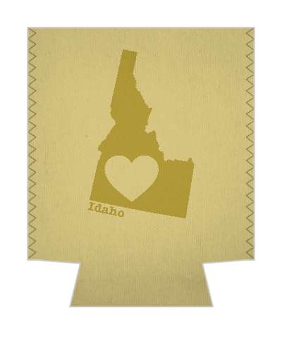 state idaho heart silhouette stickers, magnet