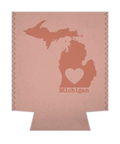 state michigan heart silhouette stickers, magnet