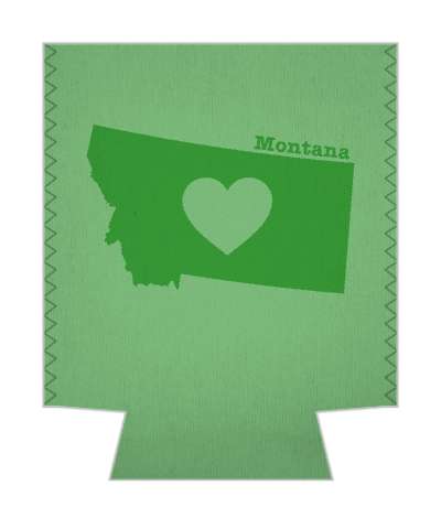 state montana silhouette stickers, magnet
