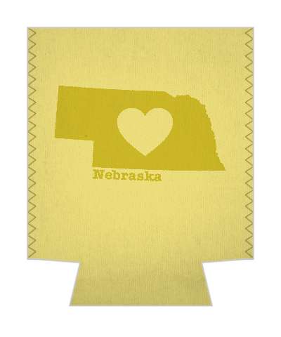 state nebraska silhouette stickers, magnet