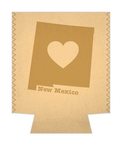 state new mexico silhouette stickers, magnet