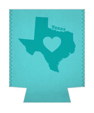 state texas heart silhouette stickers, magnet