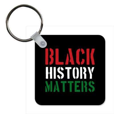 stencil black history matters bold stickers, magnet