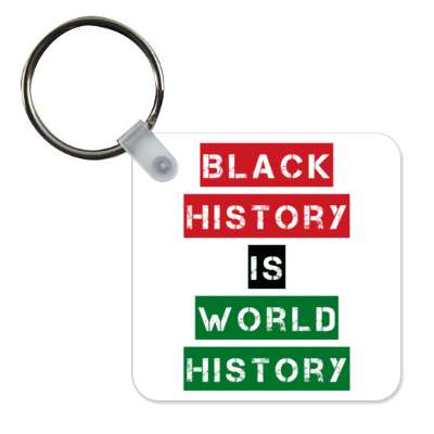 stencil rectangles black history is world history stickers, magnet