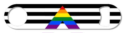 straight ally flag lgbt classic colors group series stickers, magnet