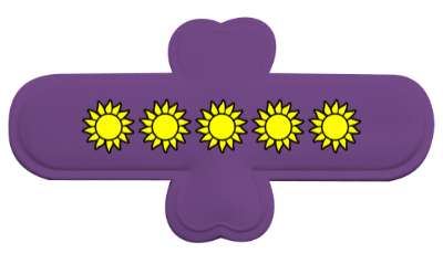 sunshine symbol sun pretty stickers, magnet