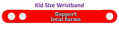 support local farms cute stickers, magnet