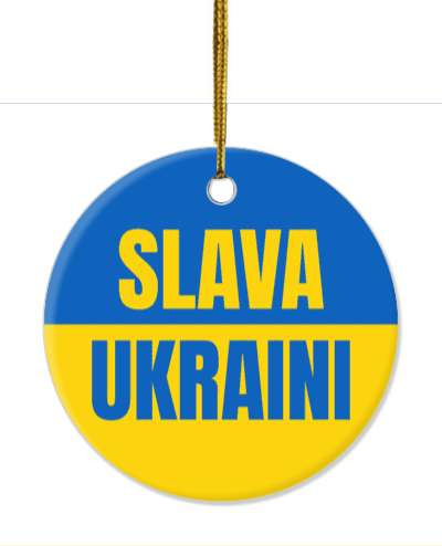support slava ukraini glory to ukraine stickers, magnet