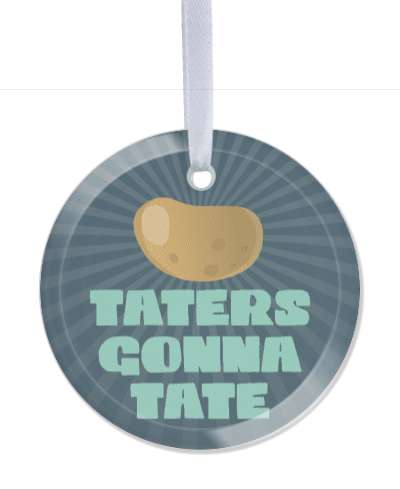 taters gonna tate potato haters gonna hate rays stickers, magnet