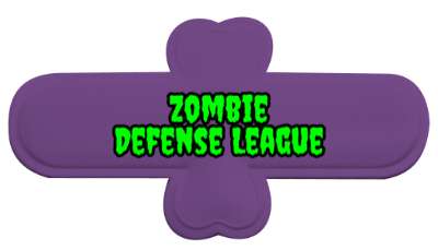 team member zombie defense league stickers, magnet