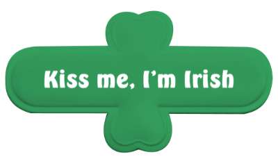 tease kiss me im irish stickers, magnet