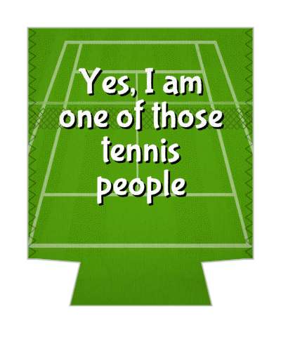 tennis court yes i am one of those tennis people stickers, magnet