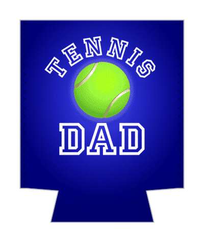 tennis dad tennis ball parent stickers, magnet
