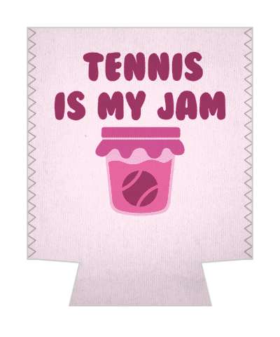 tennisball in jar wordplay tennis is my jam stickers, magnet