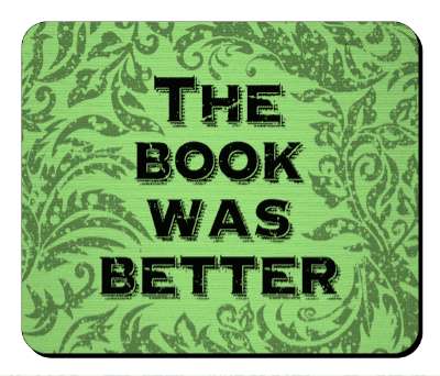 the book was better floral stickers, magnet