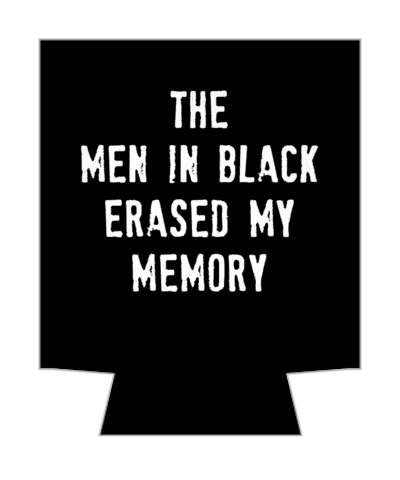 the men in black erased my memory white black stickers, magnet