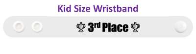 third place 3rd trophy stickers, magnet