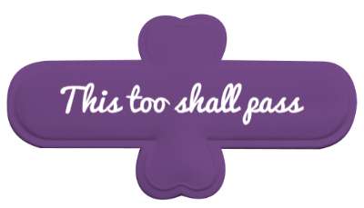 this too shall pass impermanence stickers, magnet