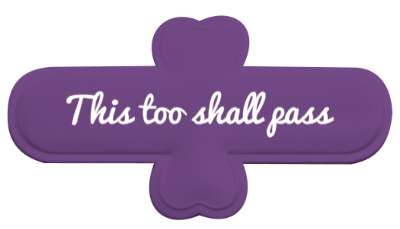 this too shall pass impermanence stickers, magnet