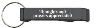 thoughts and prayers appreciated good intentions stickers, magnet