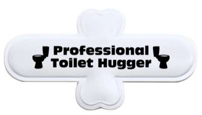 toilet symbols professional toilet hugger stickers, magnet