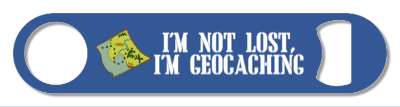 treasure map im not lost im geocaching hobby stickers, magnet