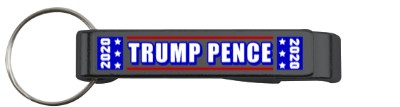 trump pence 2020 black bottle opener