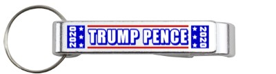 trump pence 2020 silver bottle opener