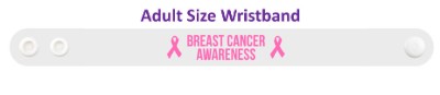two ribbons breast cancer pink awareness white wristband