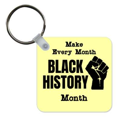 typewriter raised black fist make every month black history month stickers, magnet