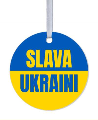 ukranian support slava ukraini glory to ukraine stickers, magnet