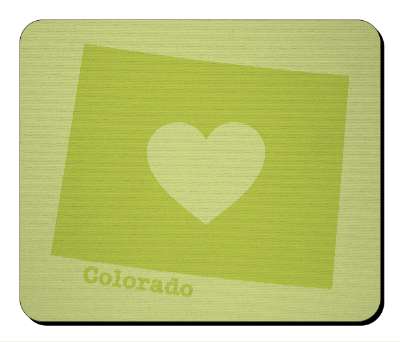 us state heart silhouette colorado stickers, magnet