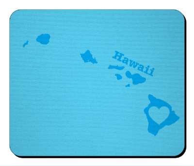 us state heart silhouette hawaii stickers, magnet