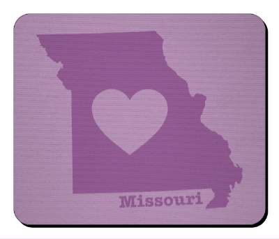 us state heart silhouette missouri stickers, magnet