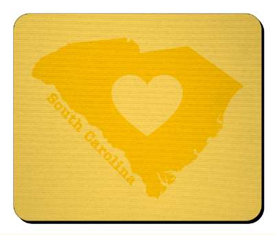 us state heart silhouette south carolina stickers, magnet