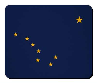 usa state flag alaska stickers, magnet