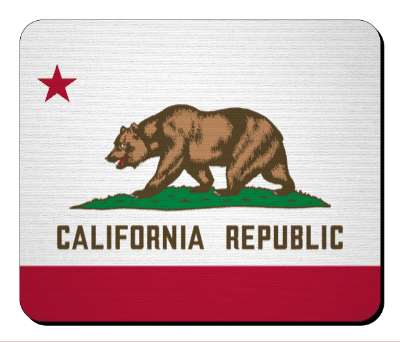 usa state flag california stickers, magnet