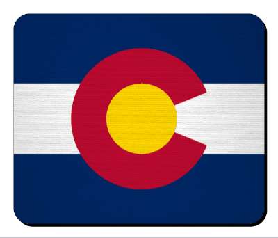 usa state flag colorado stickers, magnet