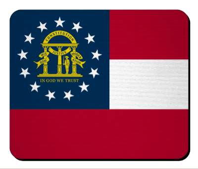 usa state flag georgia stickers, magnet